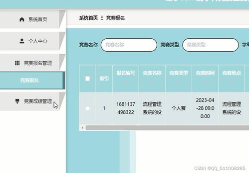 springboot vue高校学科竞赛全流程管理系统的设计与实现 e41wj